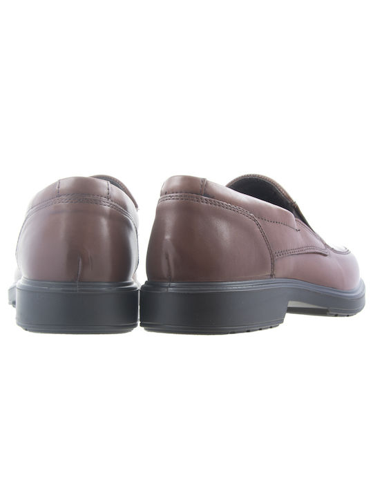 Imac Men's Leather Casual Shoes Brown