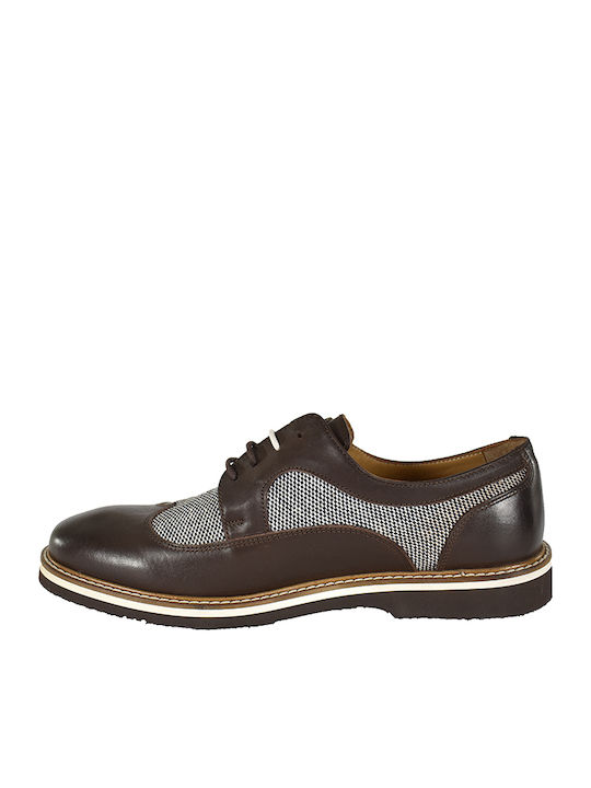 Men's Leather Casual Shoes Brown