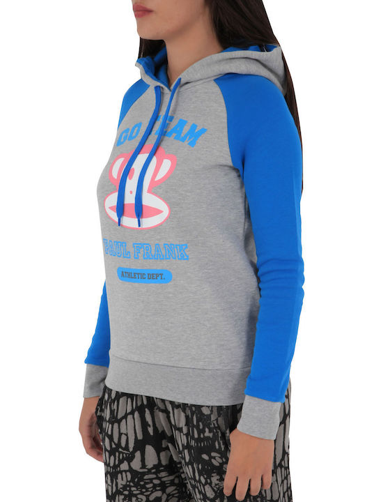 Paul Frank Women's Hooded Sweatshirt Gray