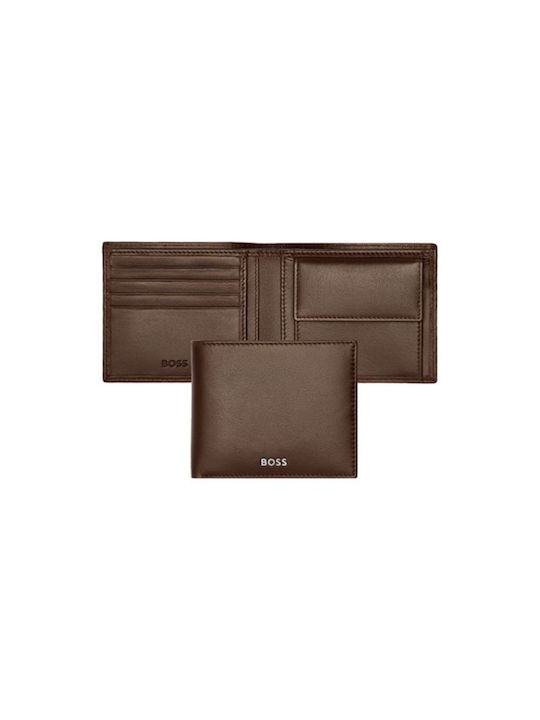 Hugo Boss Men's Leather Wallet Brown