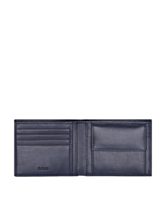 Leather Men's Wallet Classic Blue