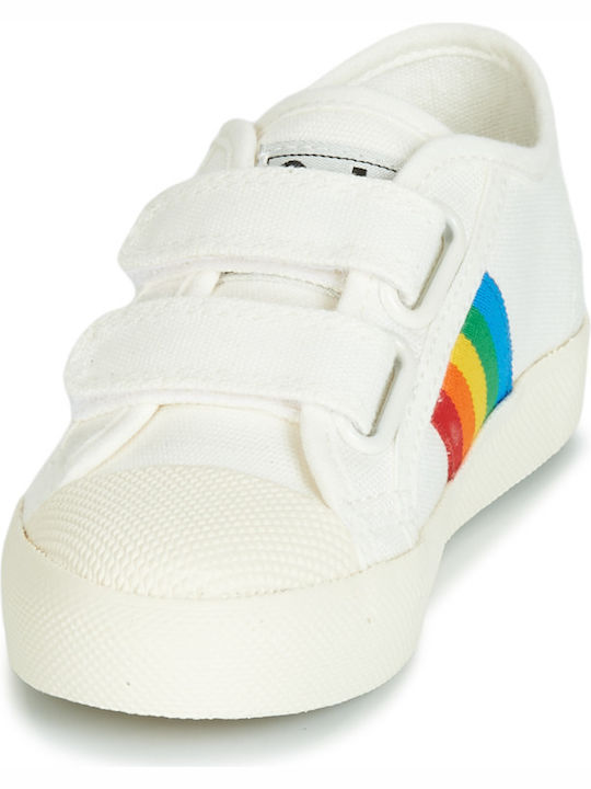 Kids Sneakers with Scratch White