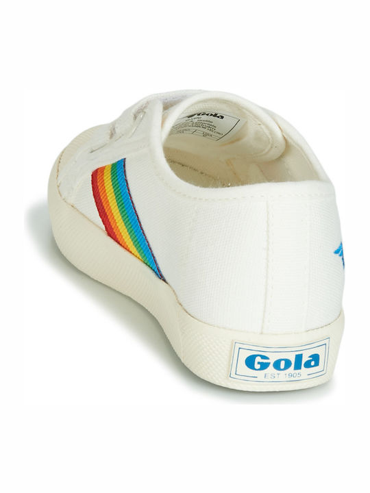 Kids Sneakers with Scratch White