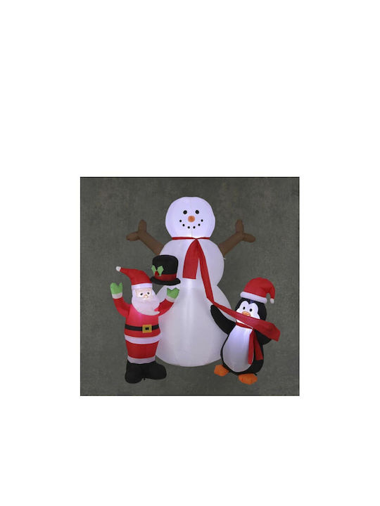 Beleuchtet Weihnachtliche Figur SNowman Höhe 210cm