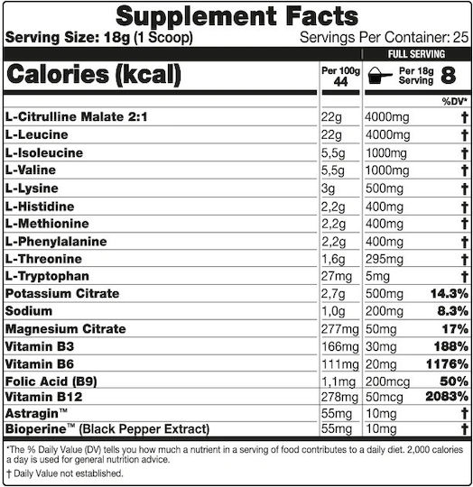 10X Athletic EAAs 750mg 450gr Watermelone