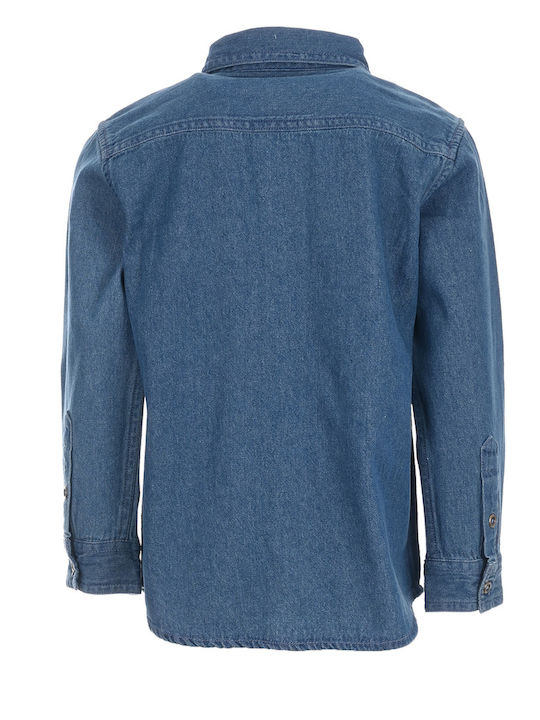 Energiers Kids Denim Shirt Blue