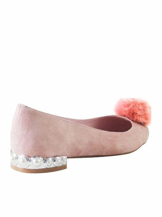 Damen Ballerinas in Rosa Farbe