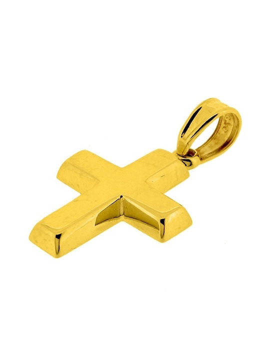 Xrisokosmima Herren Gold Kreuz 9K mit Kette