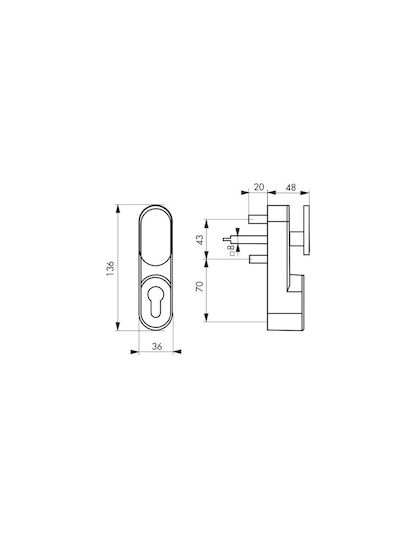 Thirard Lock Accessory Black