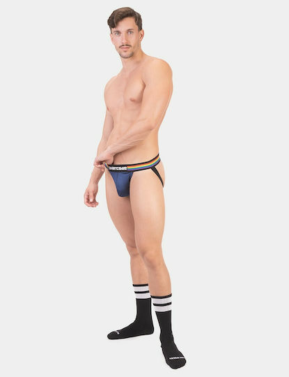 Barcode Berlin Ανδρικό Εσώρουχο Jockstrap Navy Μπλε