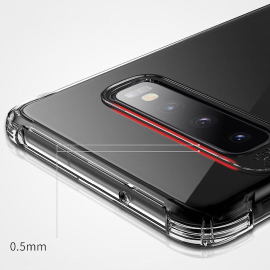 MSVII Airbag Back Cover Σιλικόνης Διάφανο (Galaxy S10)