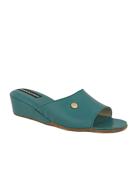 Leather Women's Winter Slippers Silver 34/46 Silver