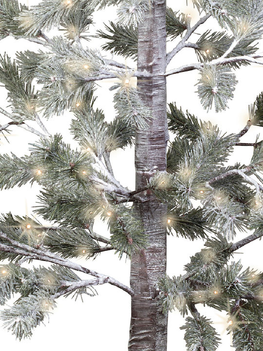 Χριστουγεννιάτικο Δέντρο Snowy Pine 240εκ. με Φωτισμό LED Λευκό