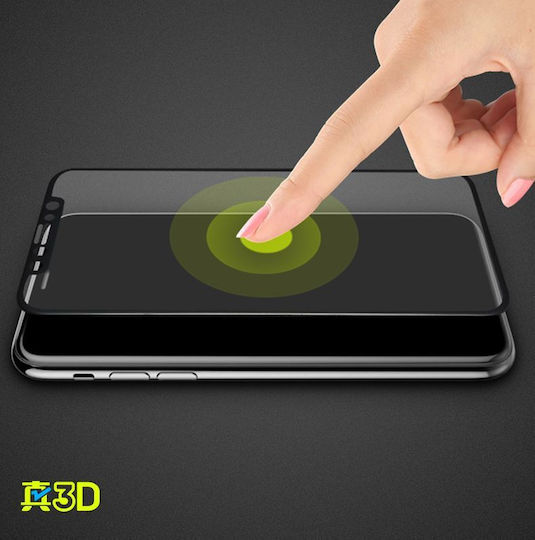 Benks 3D Vollflächig gehärtetes Glas Schwarz (iPhone 11 Pro)