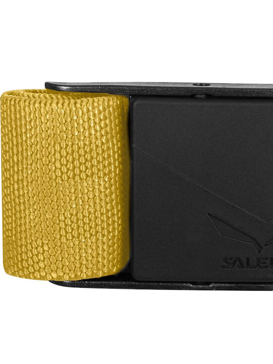 Rainbow Nugget Elastic Men's Fabric Webbing Belt Yellow