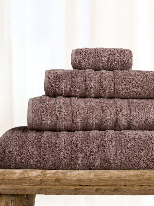 Fieldcrest Bath Towel Ultra Soft 90x180cm. Brown