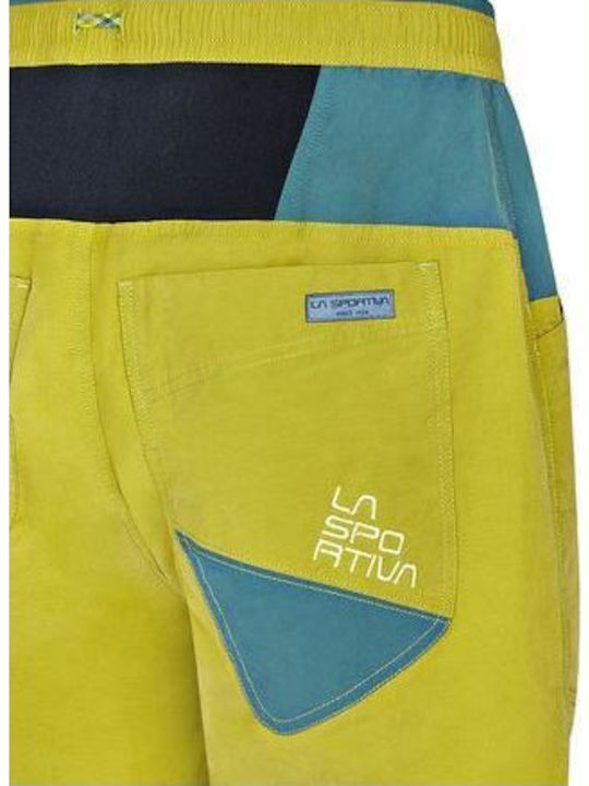 La Sportiva Leader Ανδρικό Μακρύ Παντελόνι Πεζοπορίας Κίτρινο