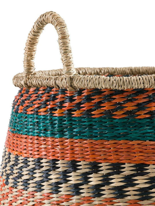 La Redoute Interieurs Coș decorativ Din paie cu mânere Multicolour 45x45x50buc
