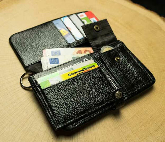 Original Kavatza Leather Tobacco Pouch With Magnetic Clasp Black