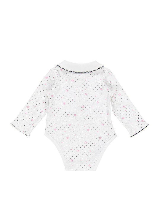 Brums Baby Bodysuit Set Long-Sleeved White