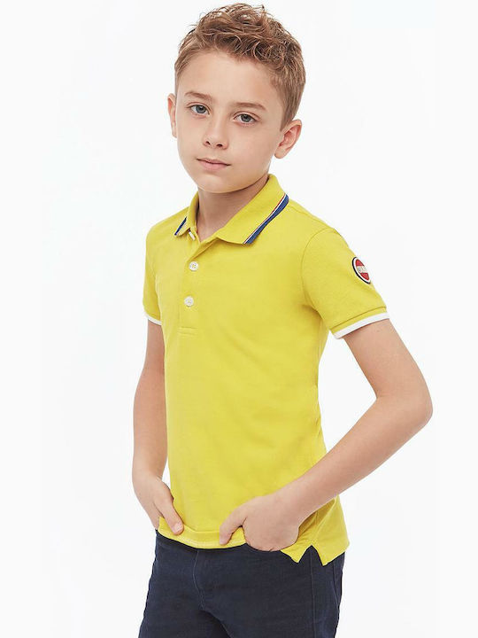 Colmar Kids Polo Short Sleeve Yellow