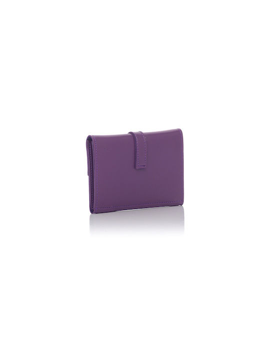 David Polo Small Women's Wallet Coins Purple