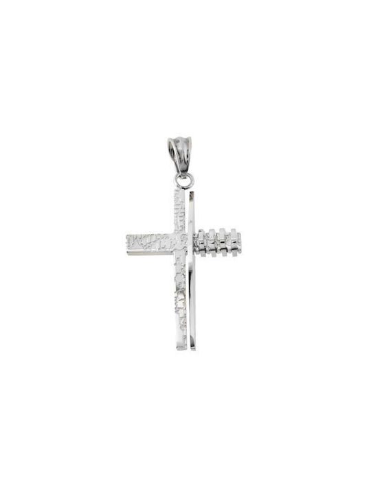 Men's Cross from Steel with Chain