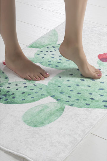 Mijolnir Non-Slip Bath Mats Set Djt 100% Ecru 2pcs