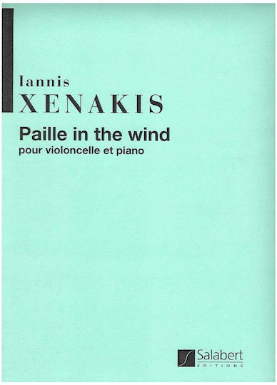 Durand Xenakis - Paille In The Wind Παρτιτούρα για Τσέλο