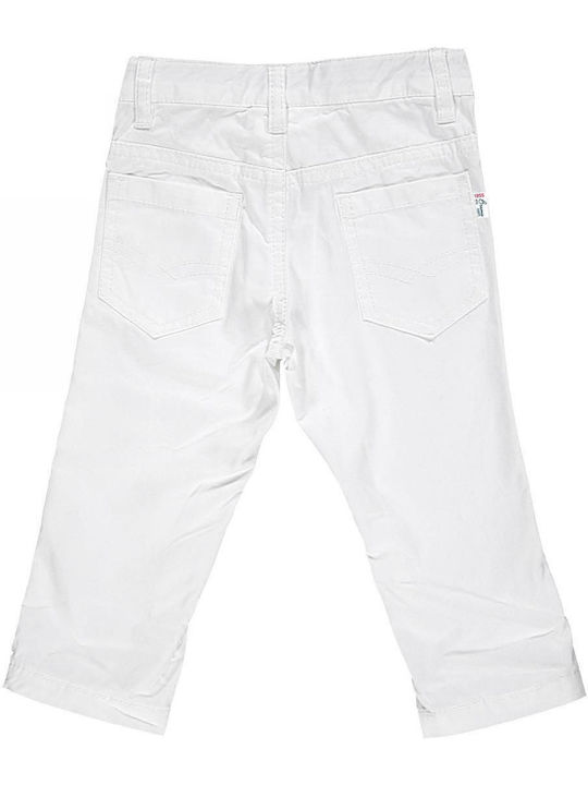 Brums White Pantalone Gabardine R