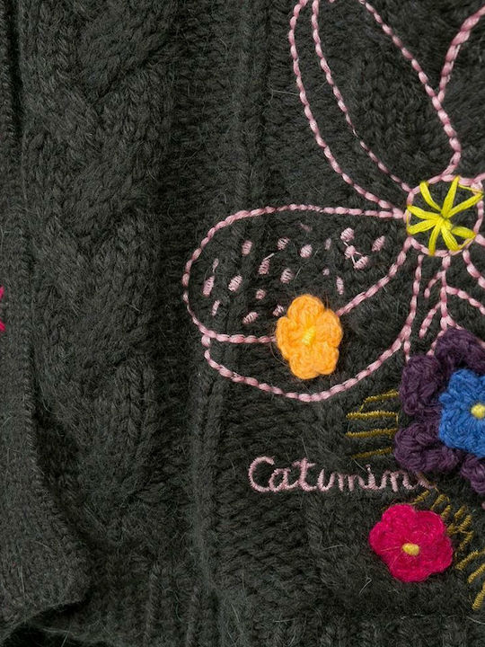 Catimini Kinder-Strickjacke Braun Spirit Ethniq