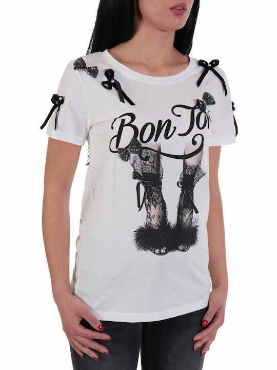Potter Druck Legs Damen T-Shirt Weiß