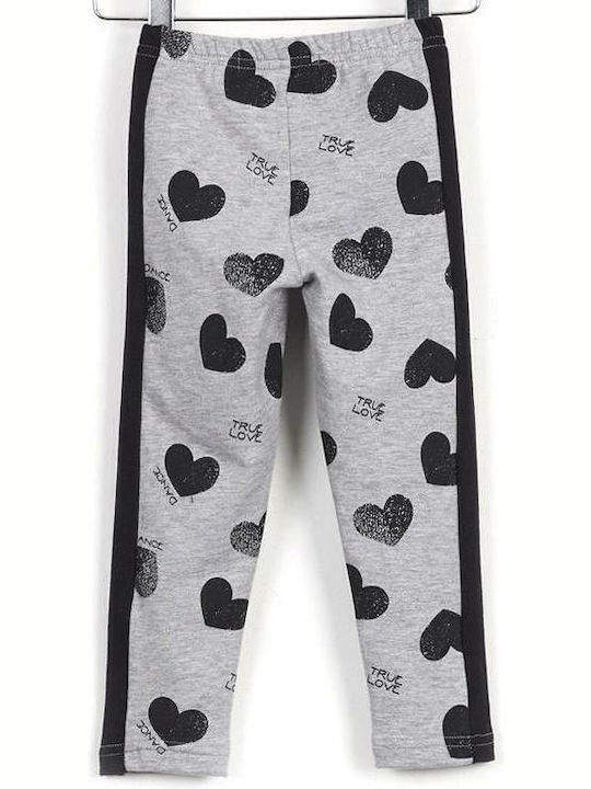 Kinderleggings Lang Grau