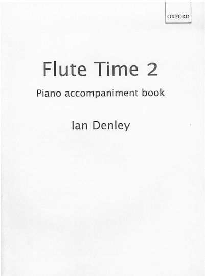 Oxford University Press Denley Flute Time 2 Piano Accompaniment Παρτιτούρα για Πνευστά