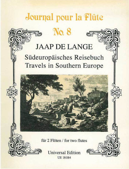 Universal Edition Lange Südeuropäisches Reisebuch 2 Flutes Sheet Music for Wind Instruments