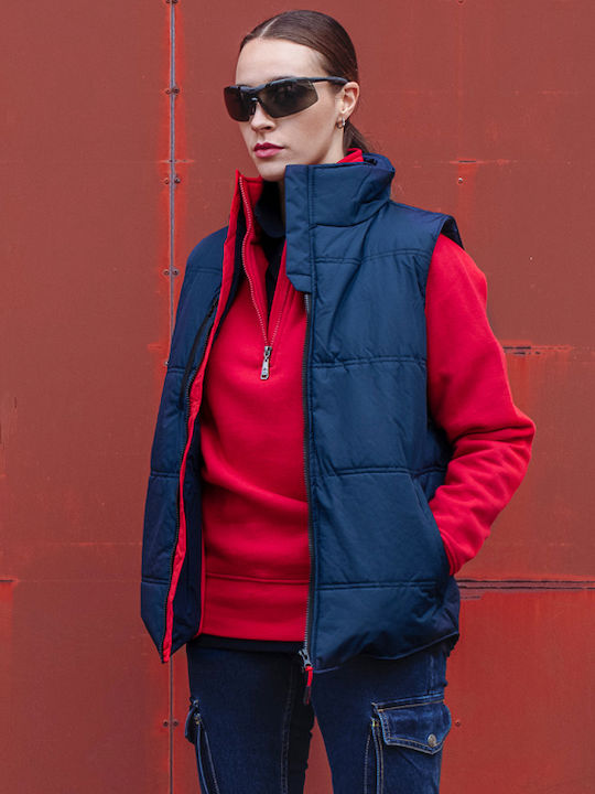 Payper Daytona Ανδρικό Γιλέκο Εργασίας με Επένδυση Fleece Μπλε