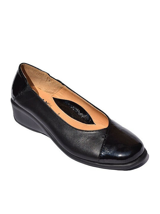 Relax Anatomic Leder Pumps Schwarz