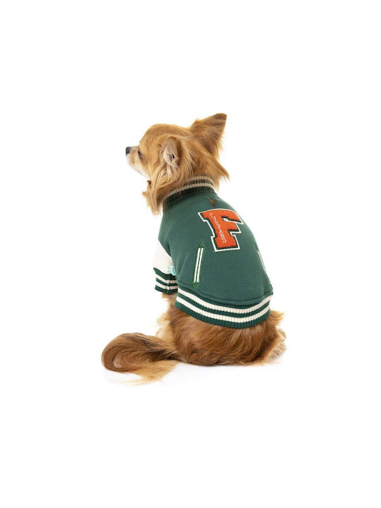Fuzzyard Green Dog Coat Large with 70cm Back Length