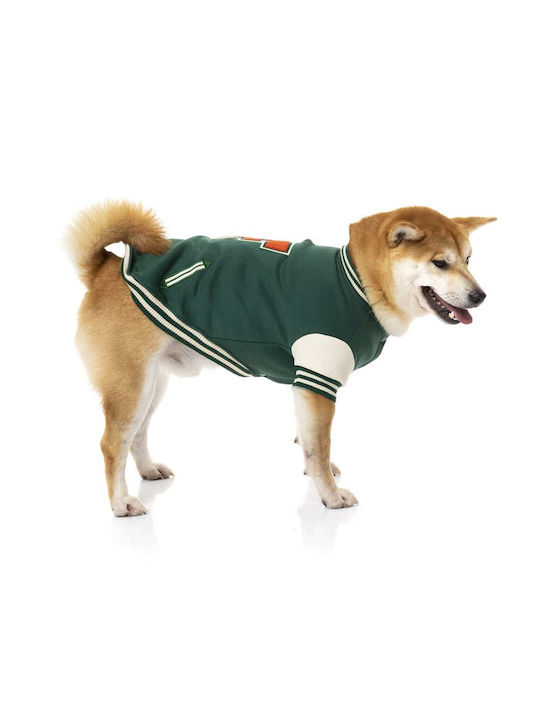 Fuzzyard Green Dog Coat Large with 70cm Back Length