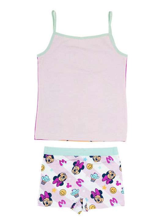 Arditex Kids Boxers and Tank Top Set Pink