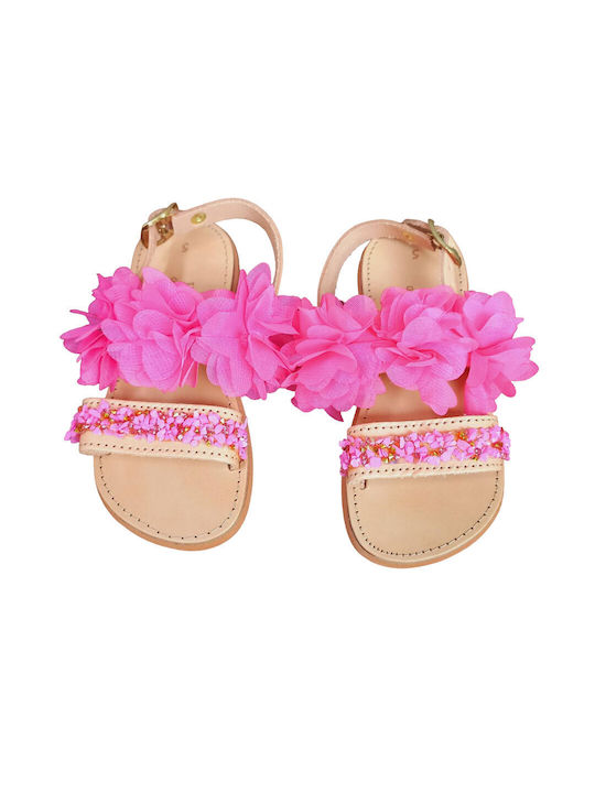 Fashion Beads Kids' Sandals Fuchsia