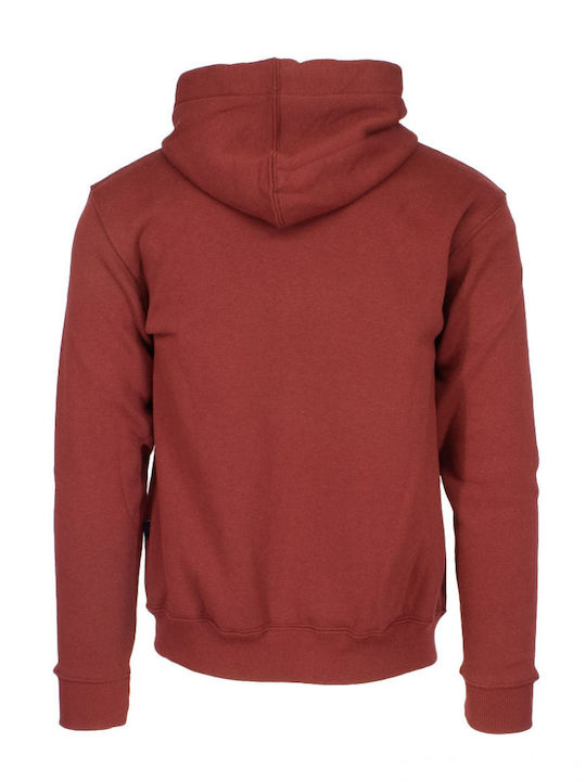 Burgundy Hoodie Cardigan