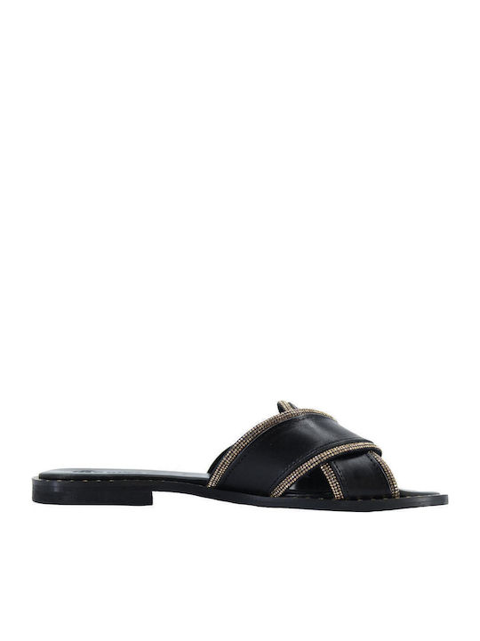 Sandale Casual Damă de Piele Negru