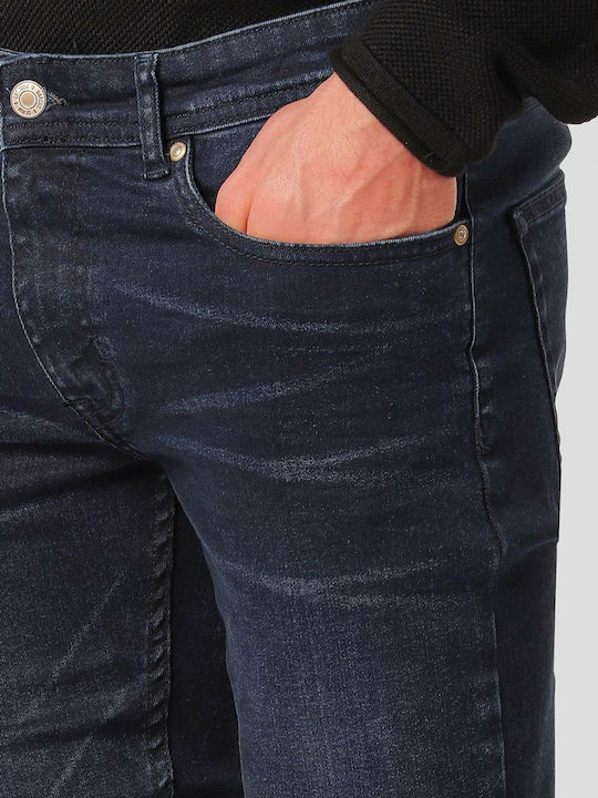 Ανδρικό Παντελόνι Τζιν με Skinny Εφαρμογή Μπλε