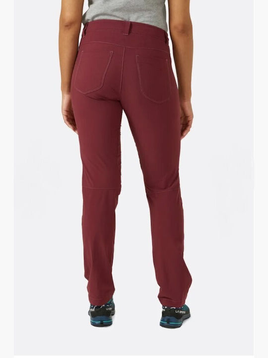 Rab Women's Hiking Long Trousers Red