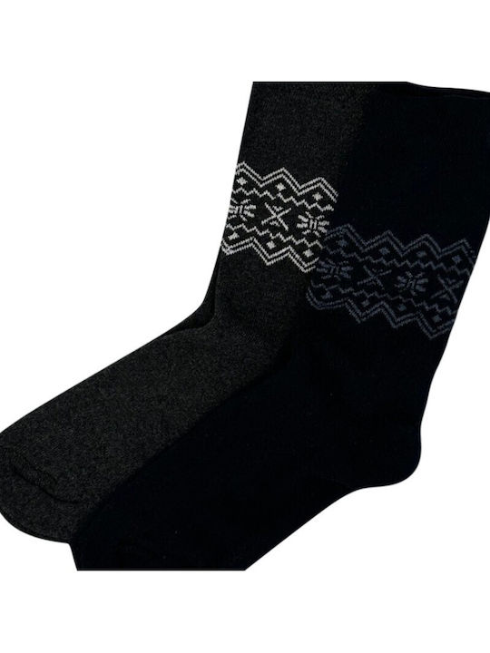 V-store Herren Thermo Socken Schwarze