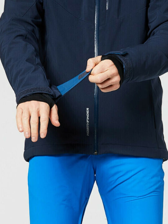 Geci Bărbați Softshell Waterproof și cu protecție împotriva vântului Navy Albastru