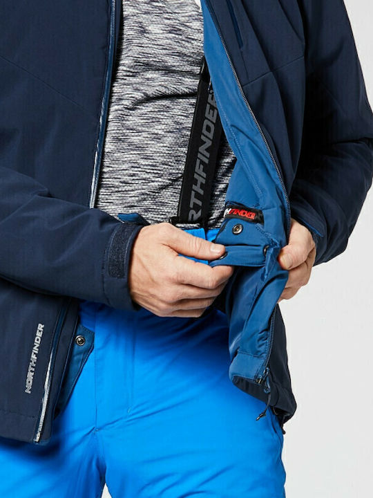 Geci Bărbați Softshell Waterproof și cu protecție împotriva vântului Navy Albastru