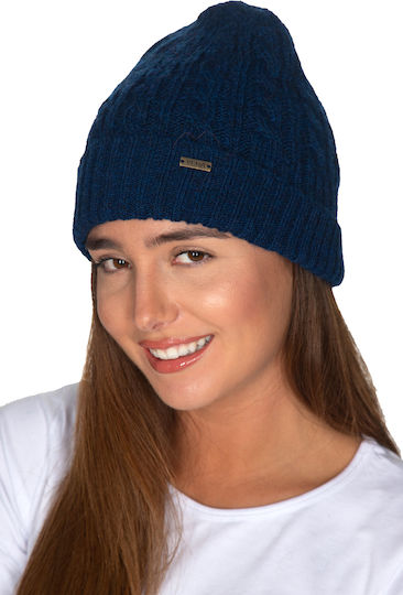 Beanie Beanie Knitted in Blue color