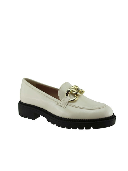 Stefania Women's Moccasins in White Color